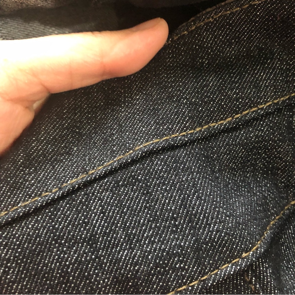 BOOM BOOM Jeans Womens Juniors 7 Low Rise Jeans Dark Wash Buttons NWOT - Picture 13 of 14